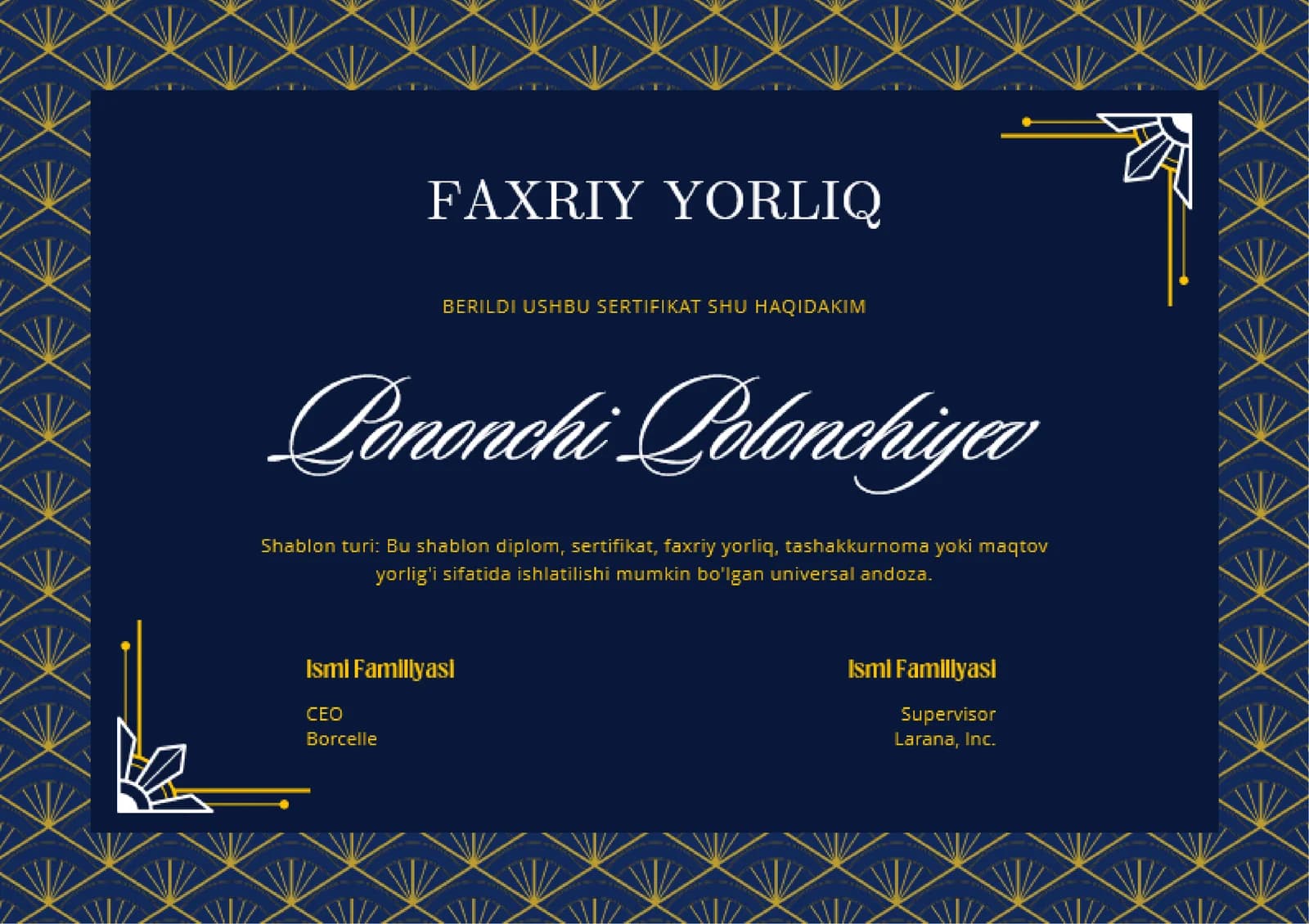 FAXRIY YORLIQ