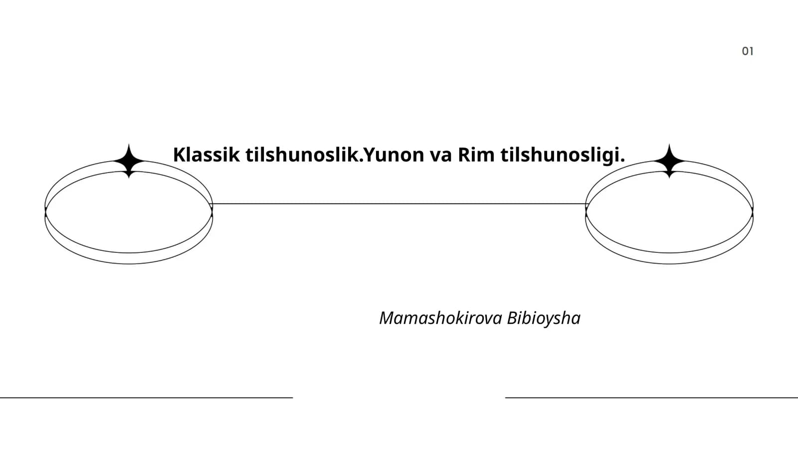Klassik tilshunoslik.Yunon va Rim tilshunosligi