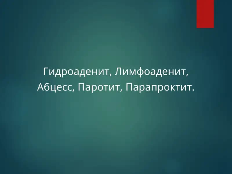 Гидроаденит