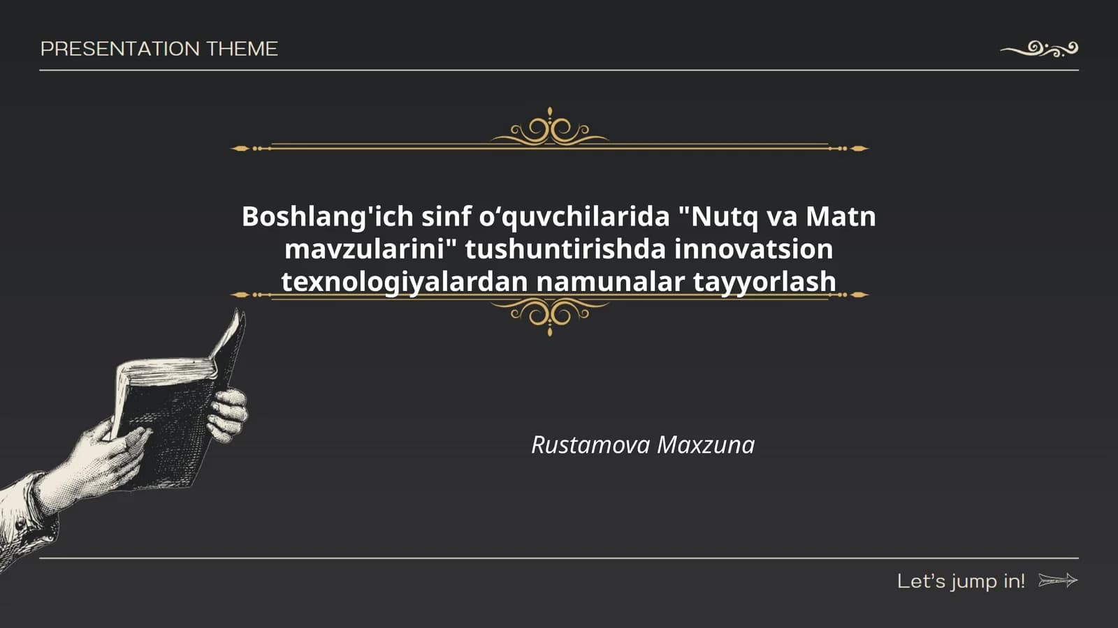 Nutq va Matn mavzularini