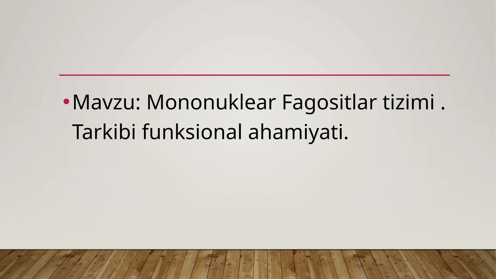Mononuklear Fagositlar tizimi