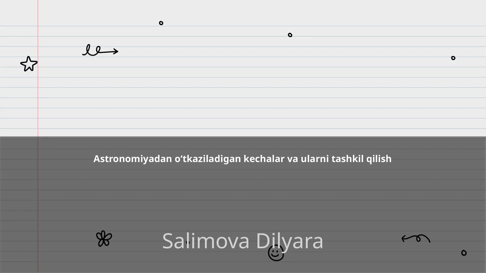 Astronomiyadan oʻtkaziladigan kechalar va ularni tashkil qilish