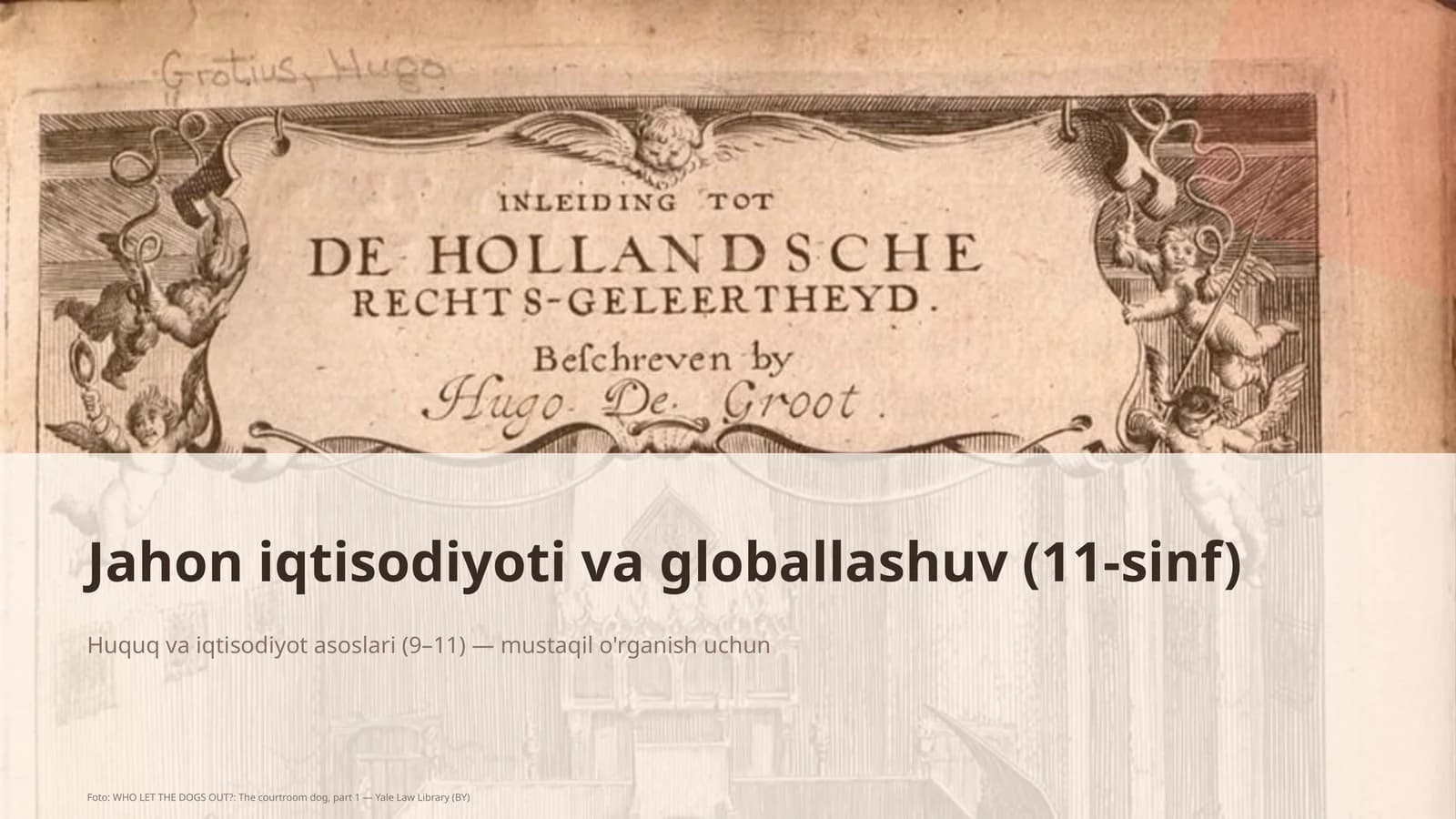Huquq va iqtisodiyot asoslari (9–11)