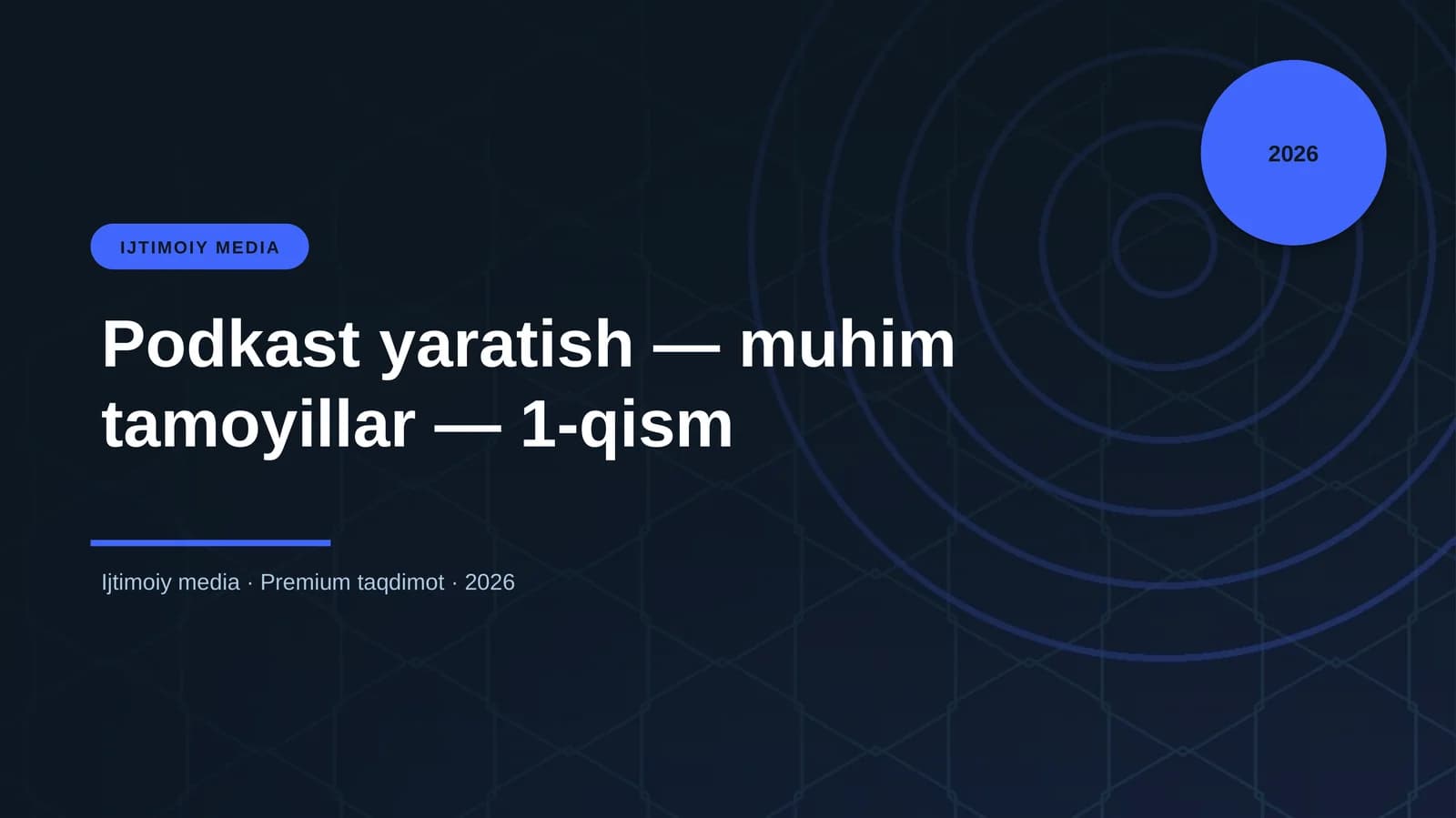 IJTIMOIY MEDIA