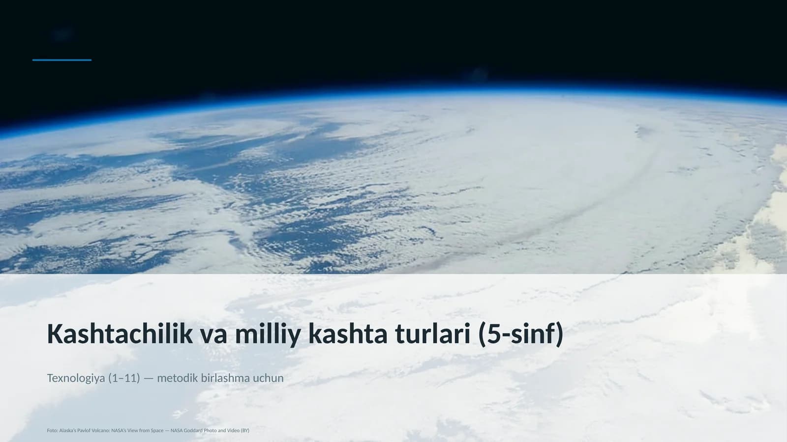 Kashtachilik va milliy kashta turlari (5-sinf)