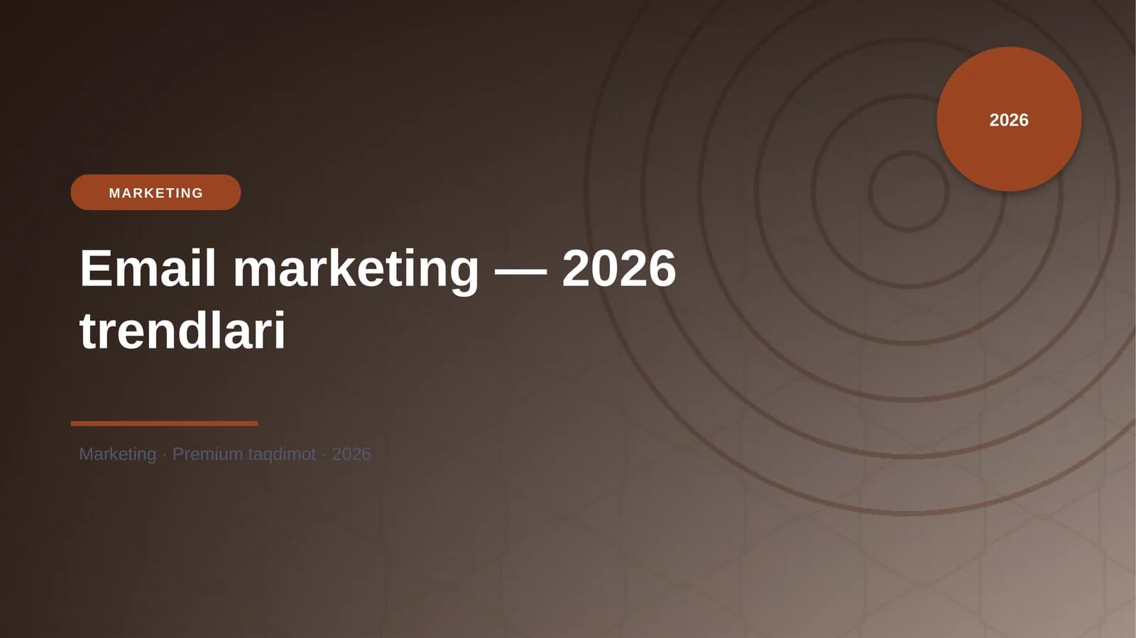 Email marketing — 2026 trendlari