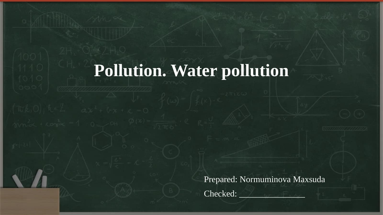 Types of Water Pollution