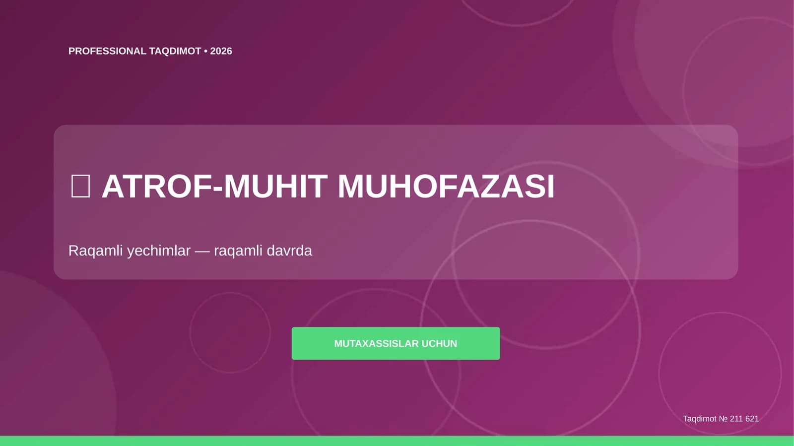 ATROF-MUHIT MUHOFAZASI