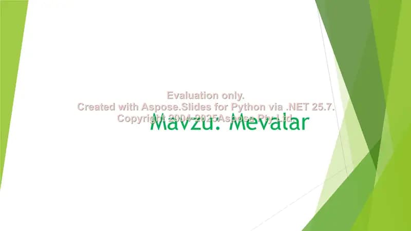 Mevalar