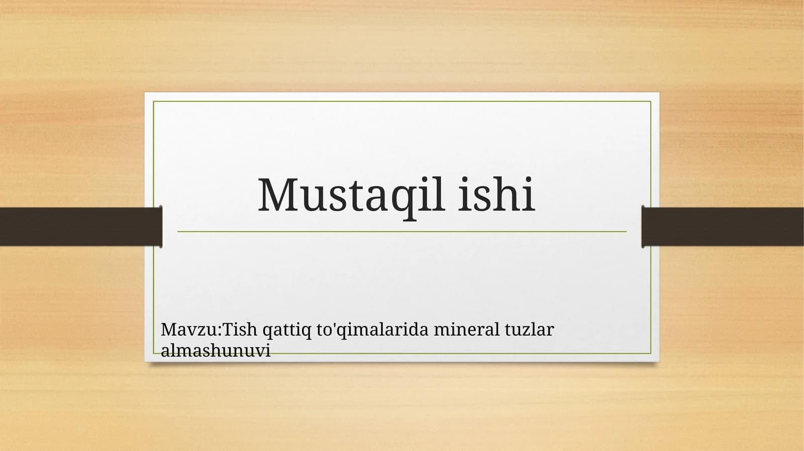 Tishqattiq to'qimalaridagi mineral tuzi