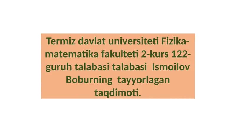Tranzistorlar