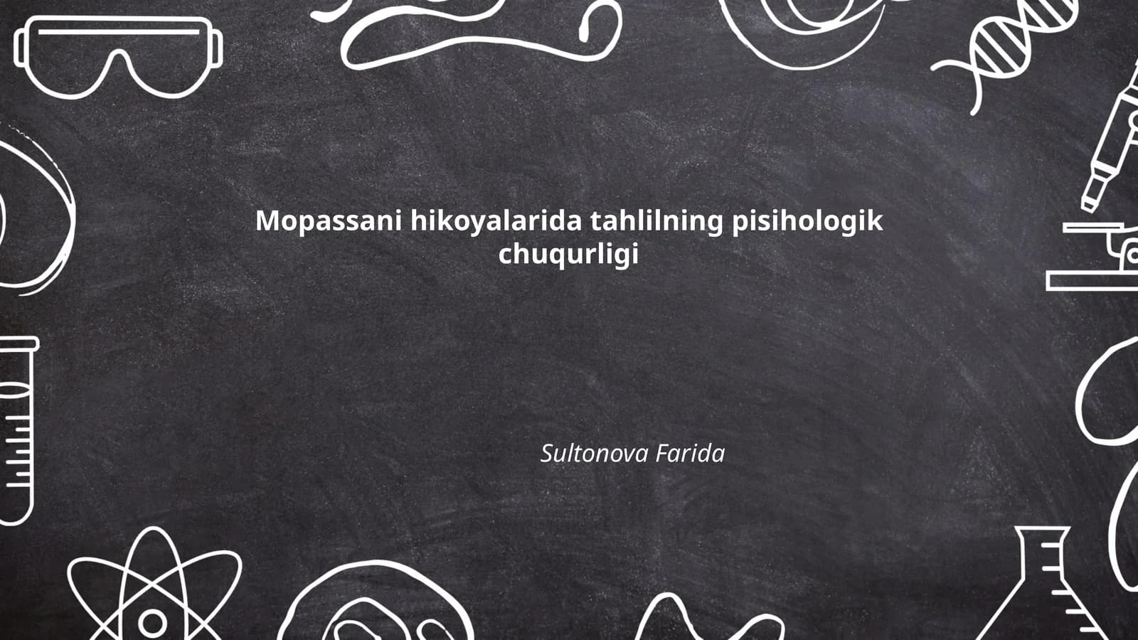 Mopassani hikoyalarida tahlilning pisihologik chuqurligi