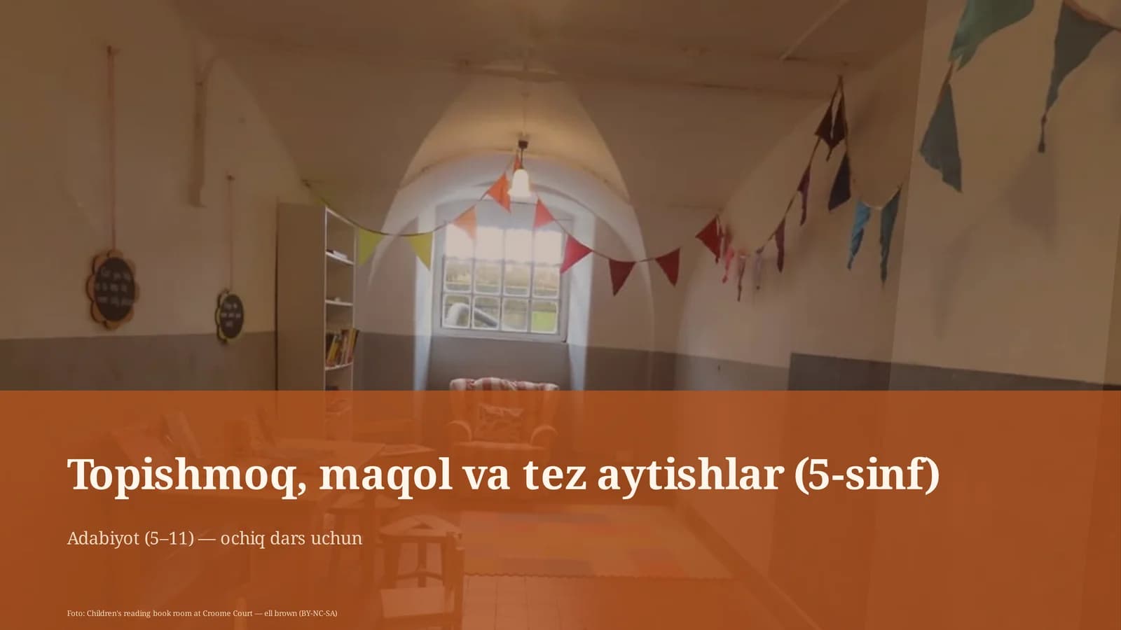 Topishmoq, maqol va tez aytishlar (5-sinf)