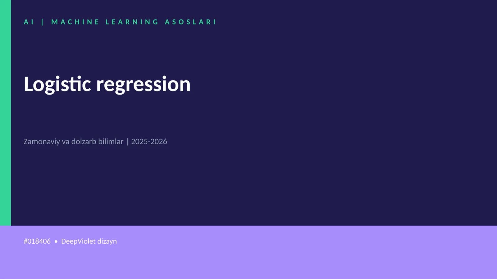 Logistic regression