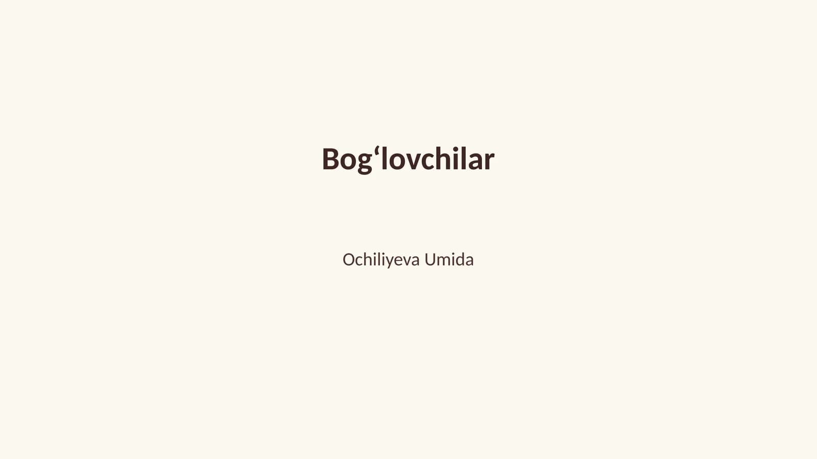 Bogʻlovchilar