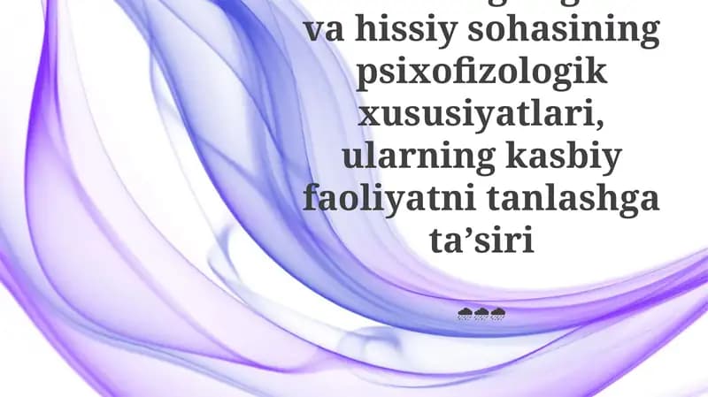 Ikki qo'lli o'g'il bolalarning kognitiv va hissiy sohasining psixofizologik xususiyatlari