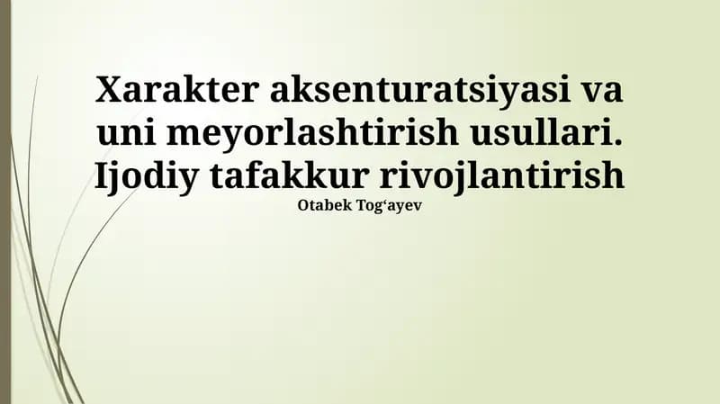 Samarali takrorlash usullari
