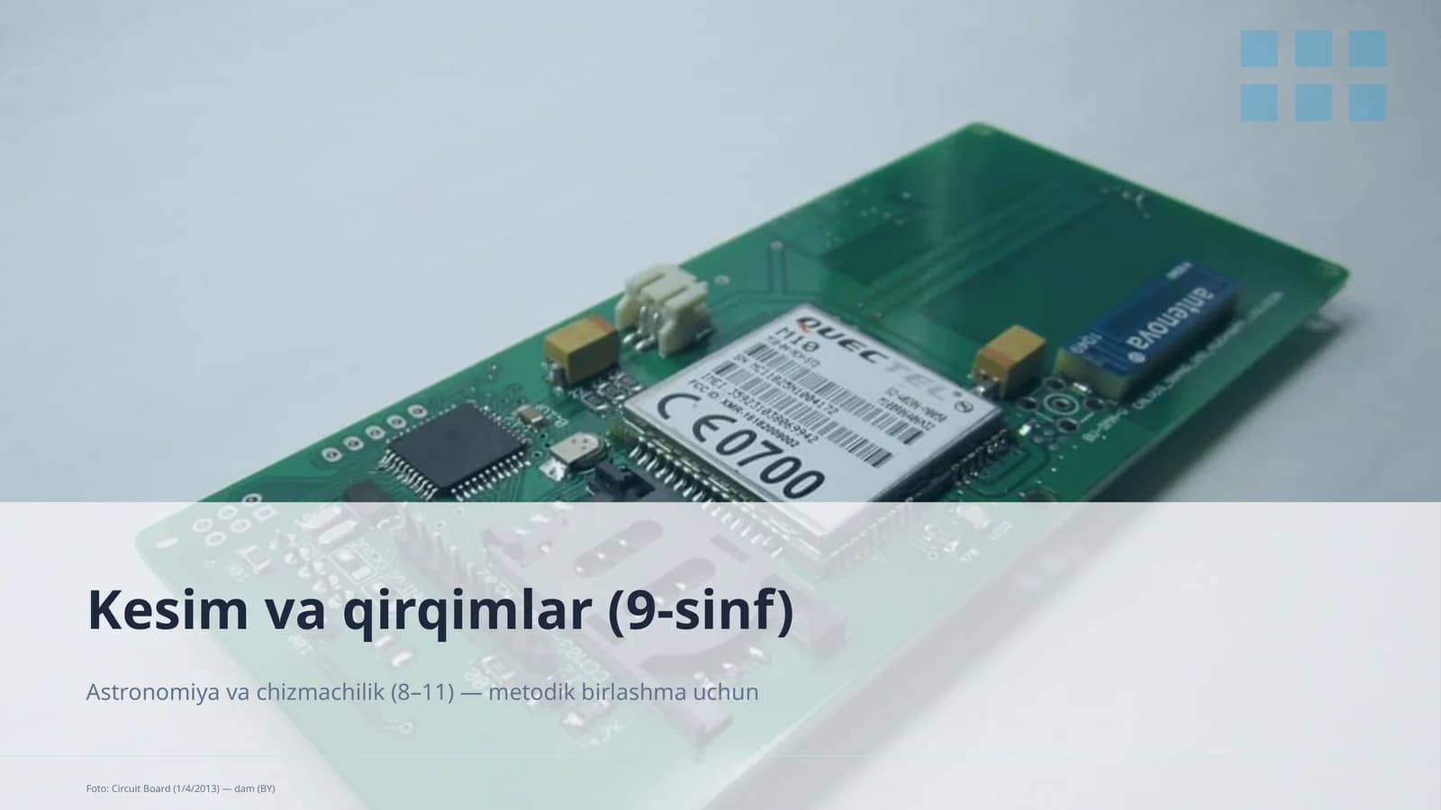 Kesim va qirqimlar (9-sinf)