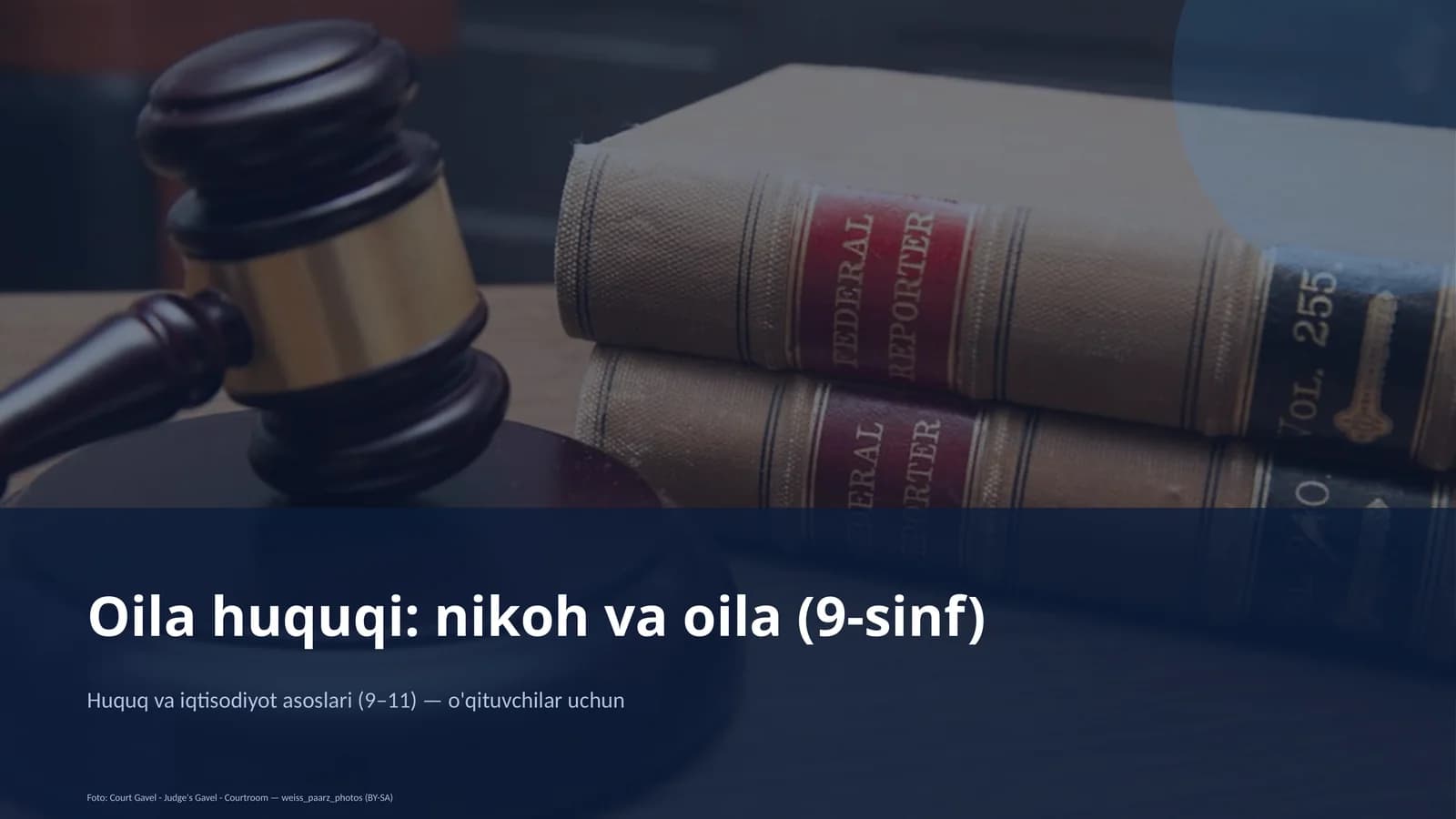 Huquq va iqtisodiyot asoslari (9–11)