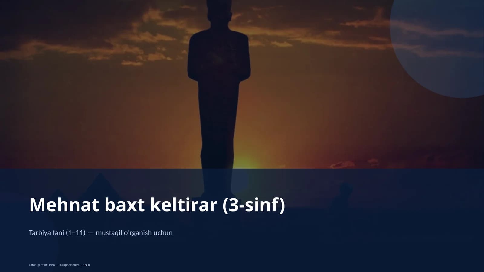 Mehmat baxt keltirar (3-sinf)