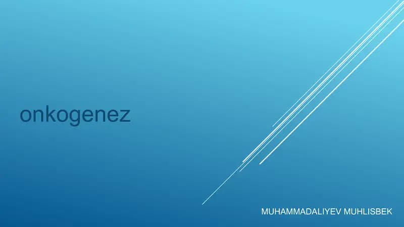 Onkogenez