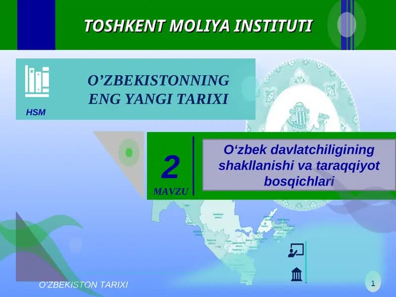 O‘zbekistonning eng yangi tarixi