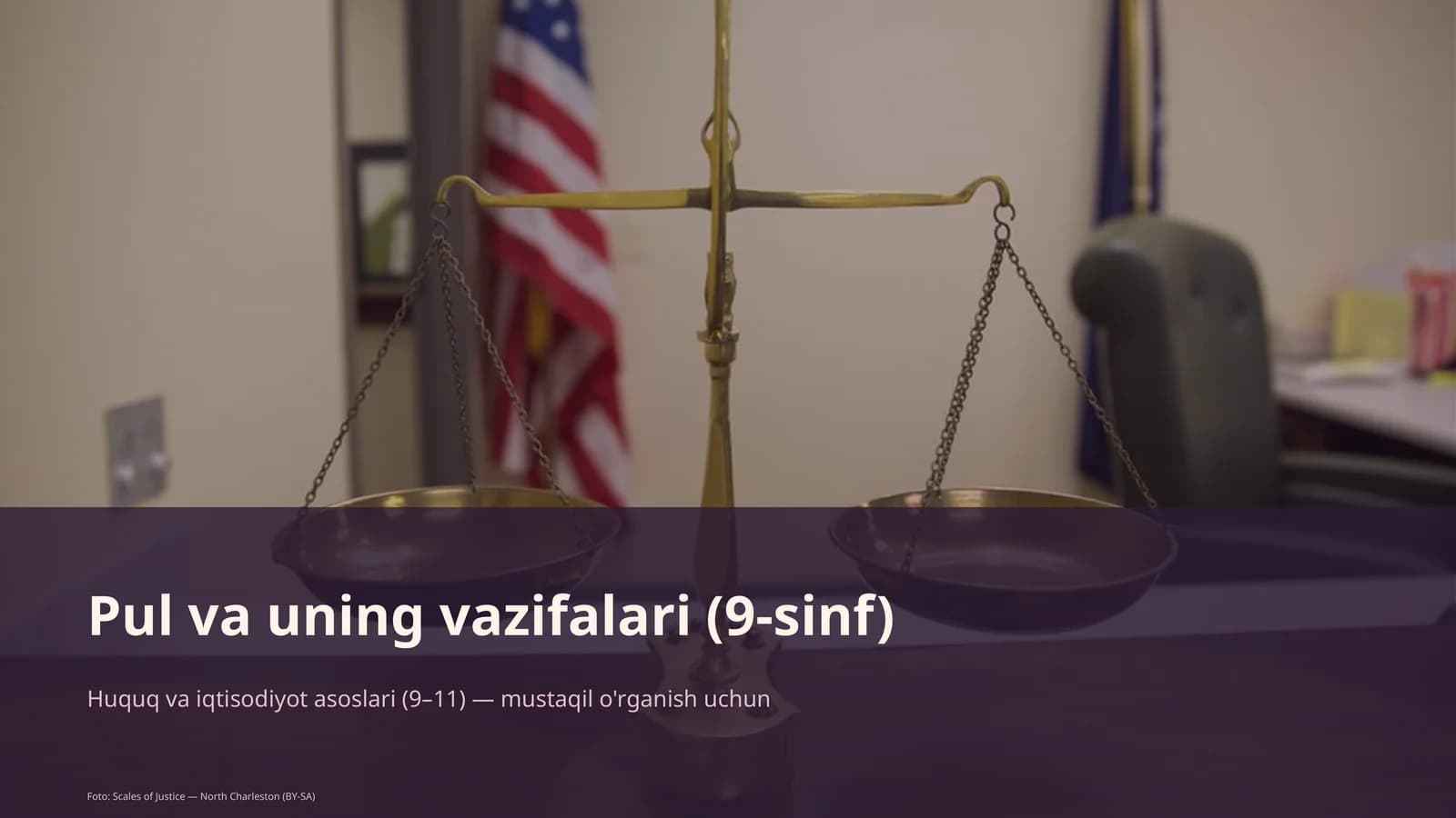 Pul va uning vazifalari (9-sinf)