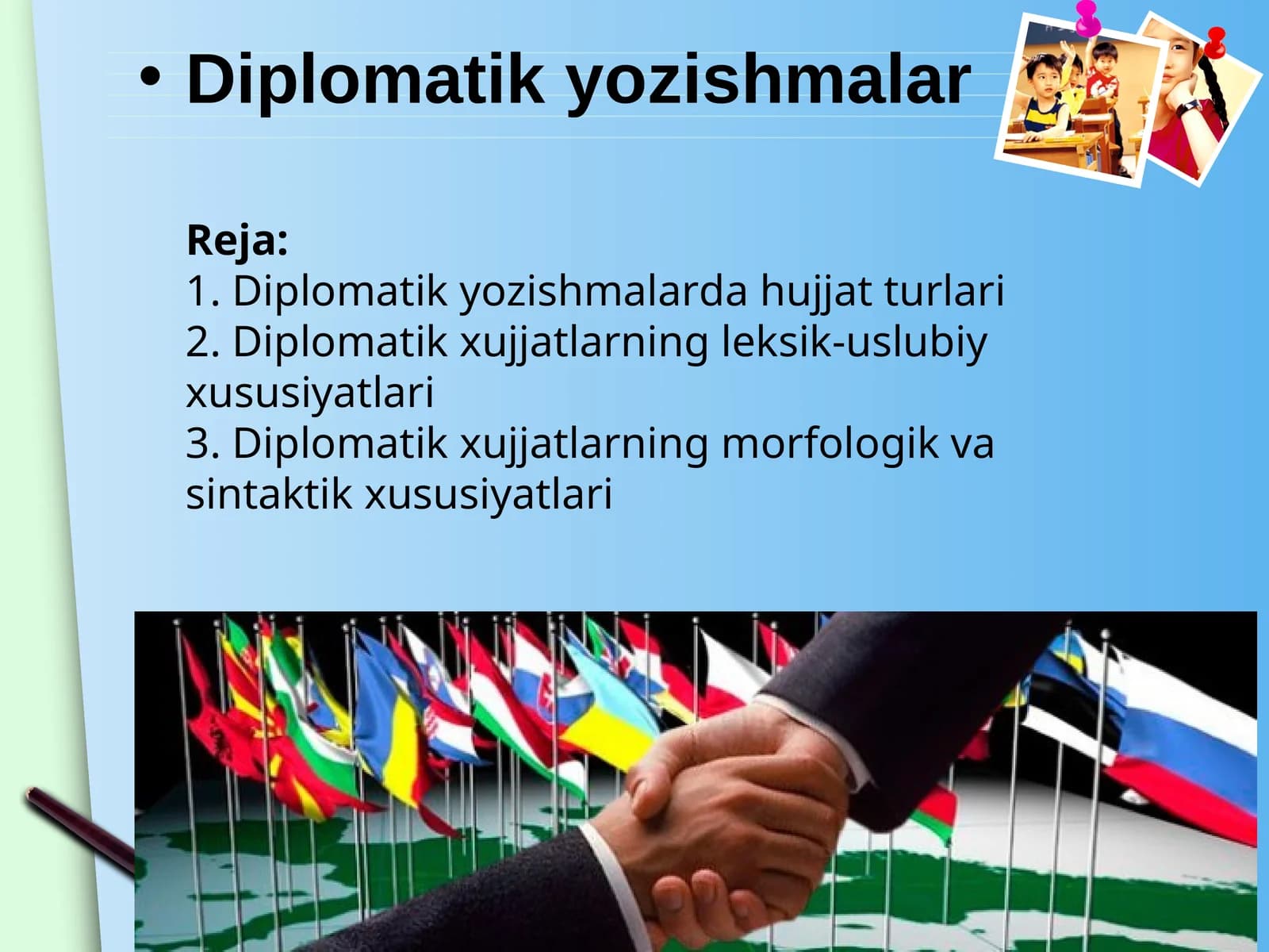 Diplomatik yozishmalar