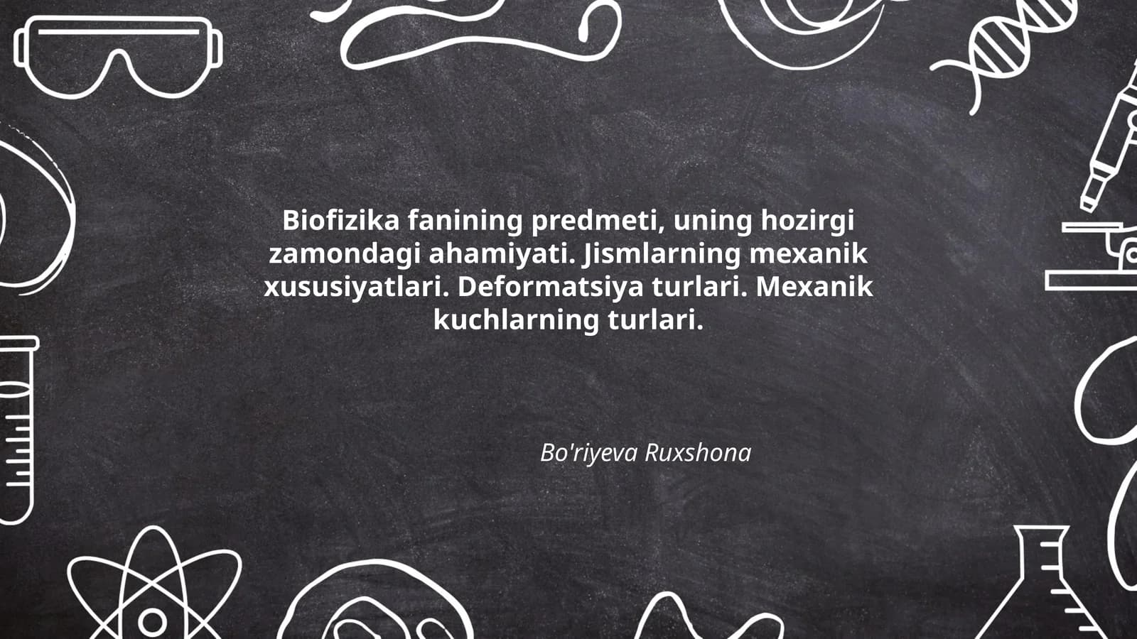 Bo'riyeva Ruxshona