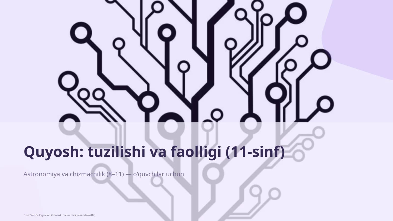 Quyosh: tuzilishi va faolligi (11-sinf)