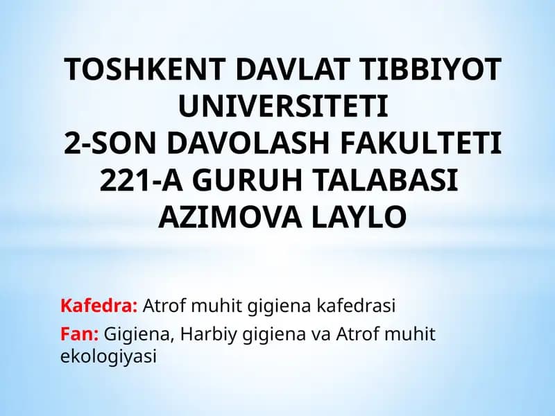 Asosiy ozuqaviy moddalar-oqsillar, yog’lar, karbonsuvlar, mineral moddalar, vitaminlarning biologik