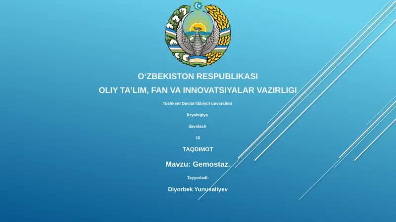 Gemostaz