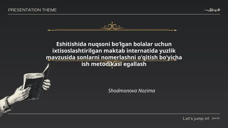 Yuzlik mavzusi