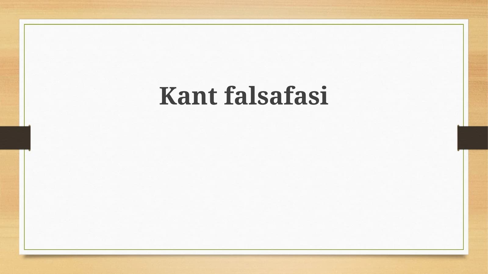 Kantfalsafasi