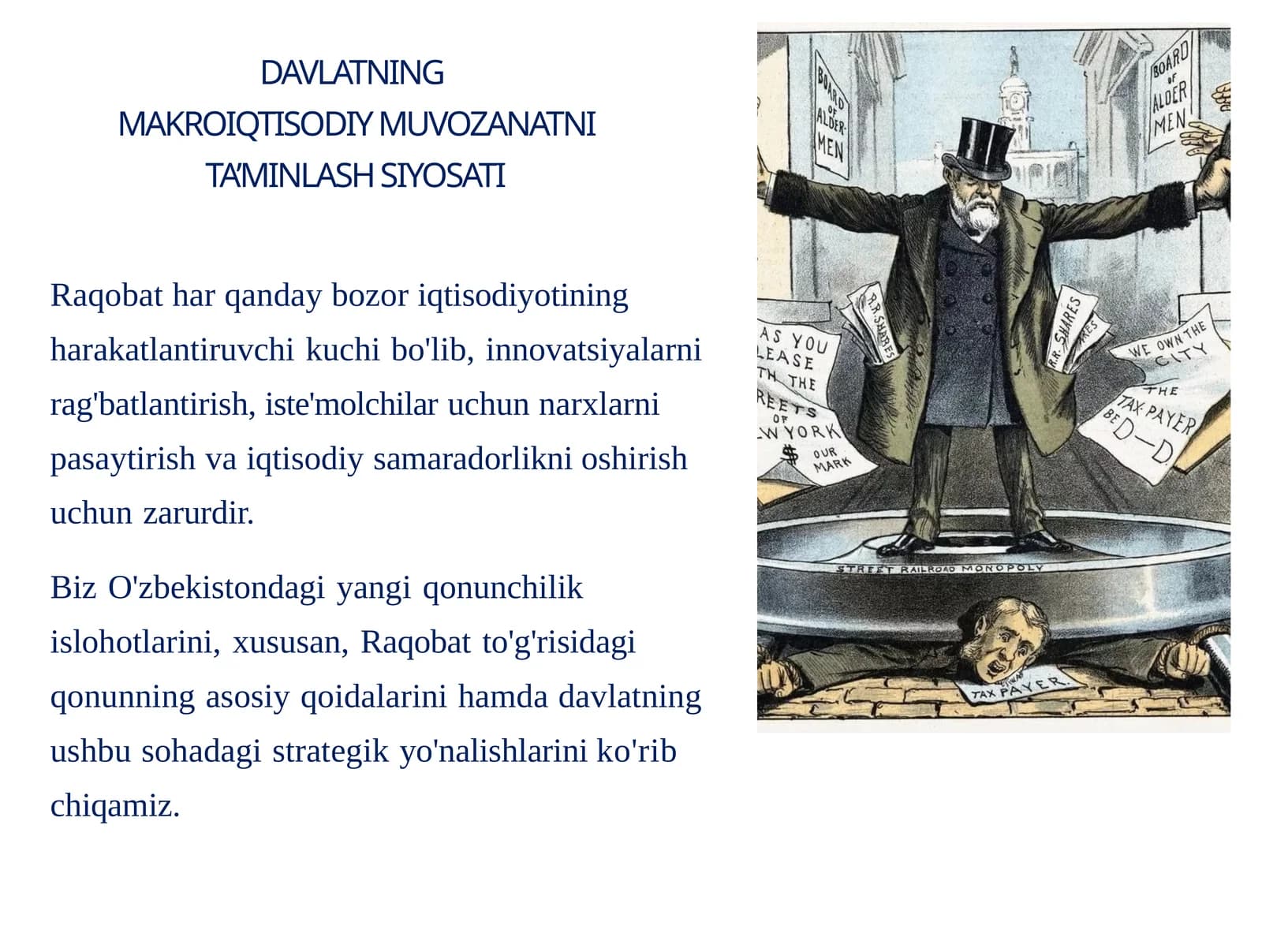DAVLATNING MAKROIQTISODIY MUVOZANATNI TA’MINLASH SIYOSATI