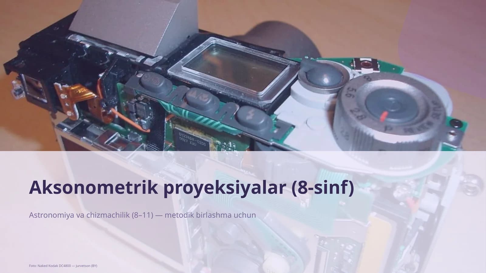 Aksonometrik proyeksiyalar (8-sinf)