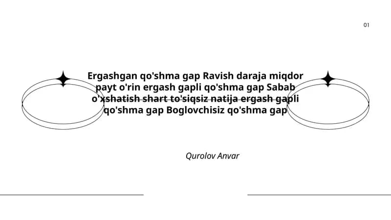Ergashgan qo'shma gap