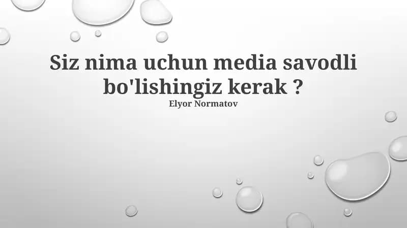 Media savodxonligi