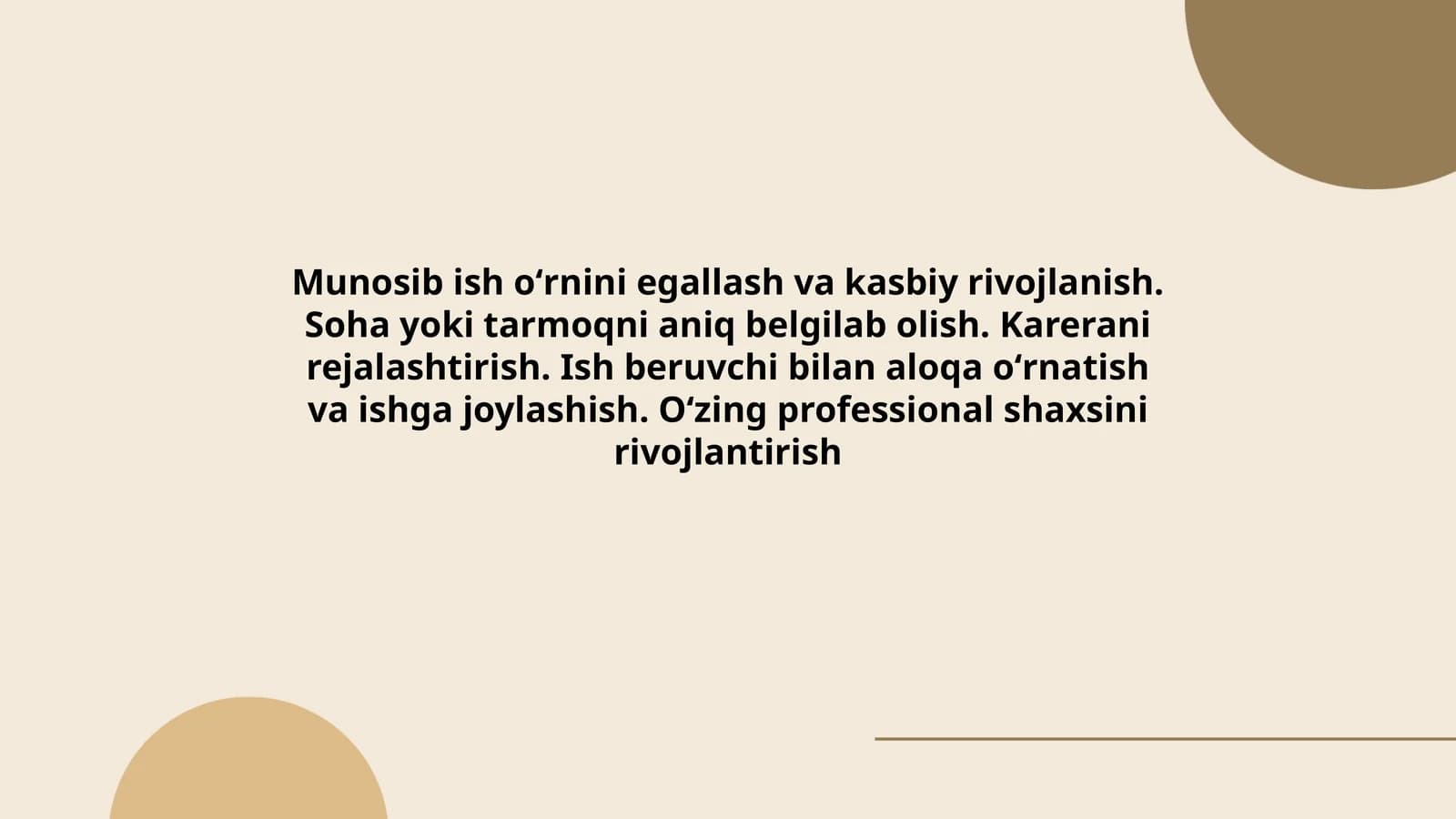 Kasbiy rivojlanish