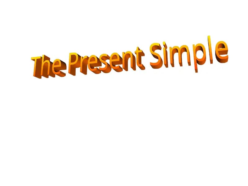 Present Simple