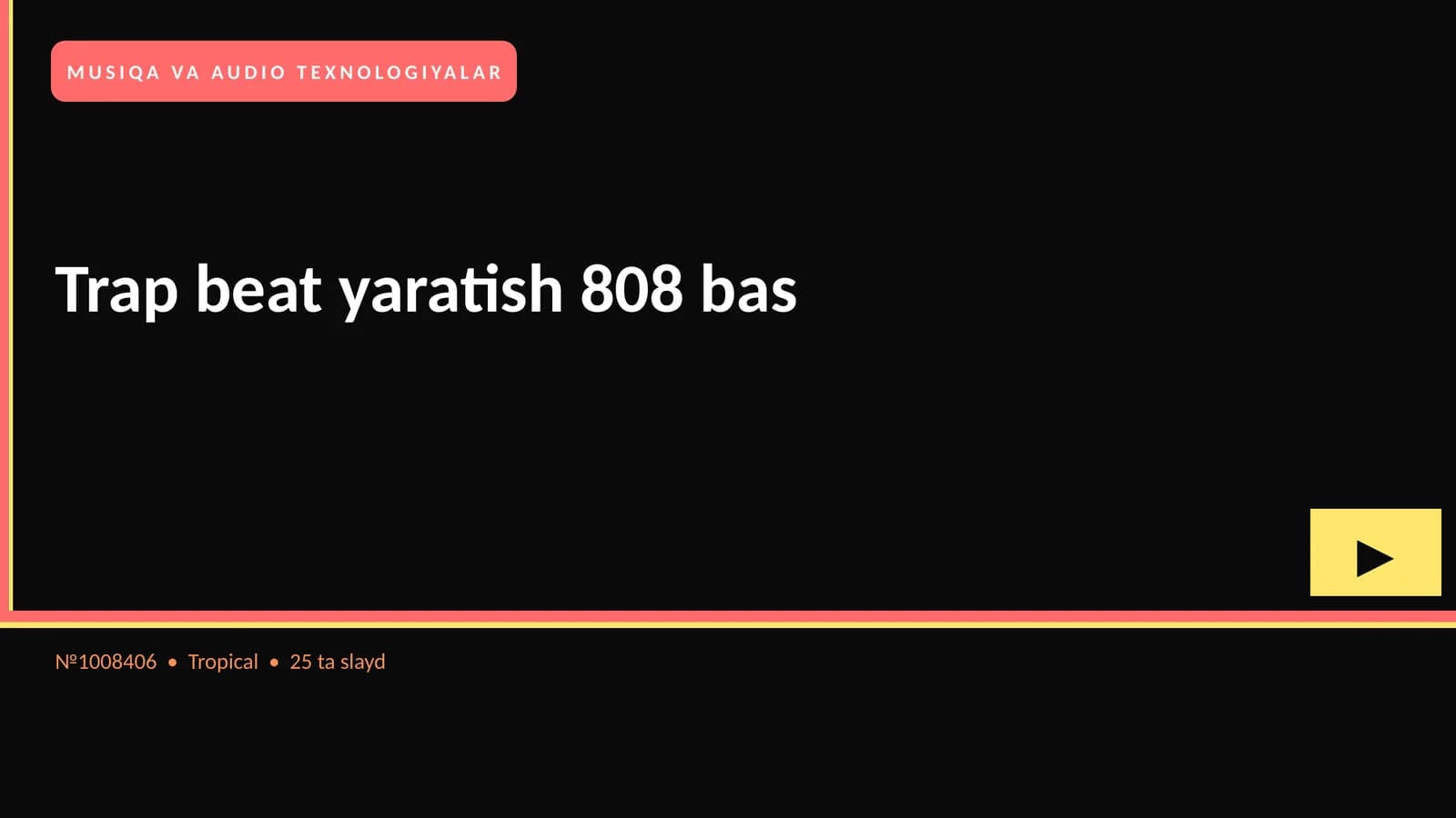 Trap beat yaratish 808 bas