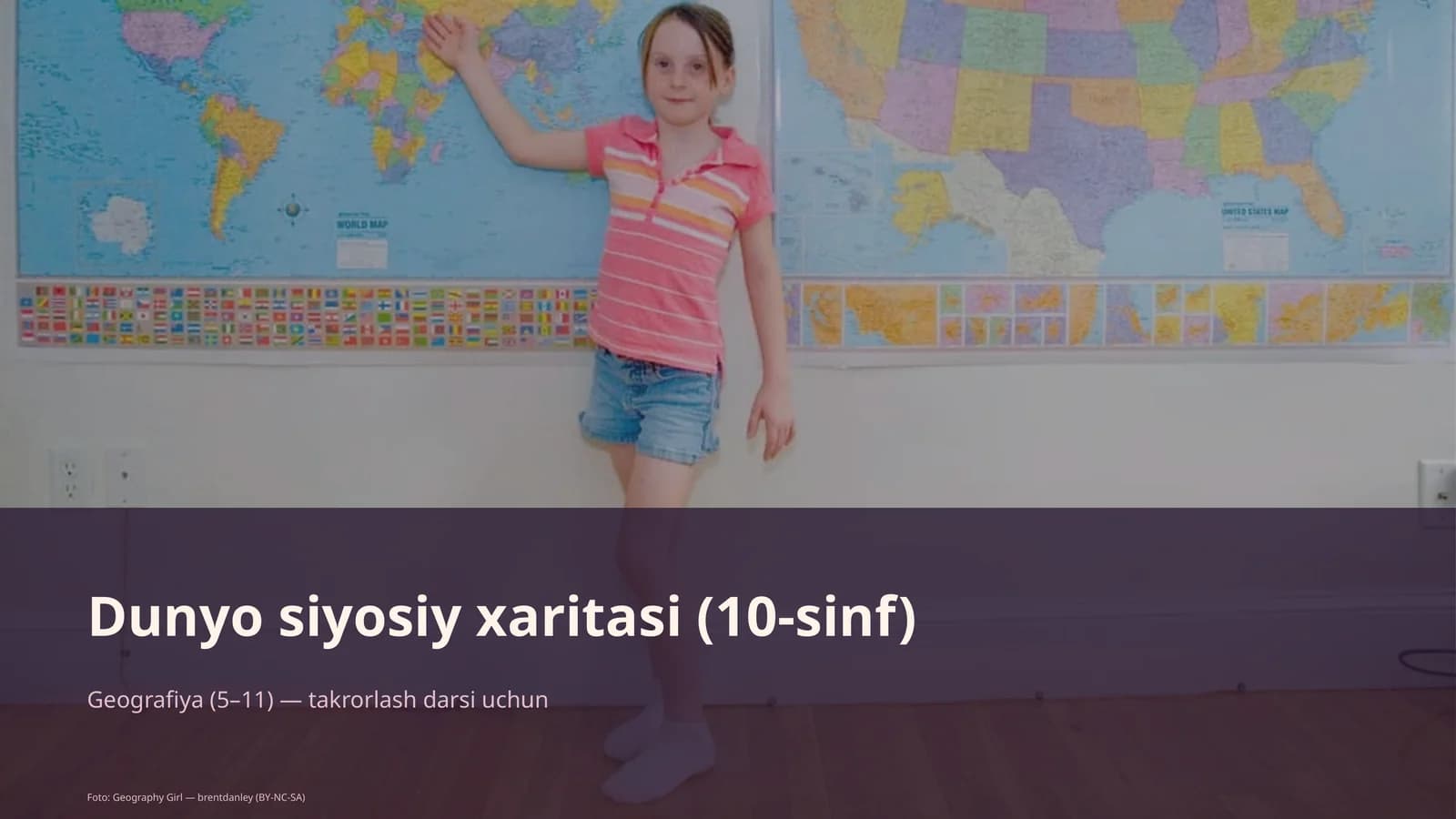 Dunyo siyosiy xaritasi (10-sinf)