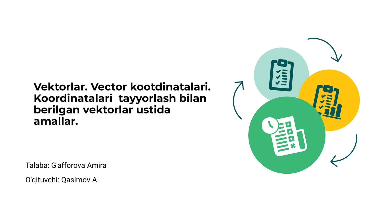 Vektorlar