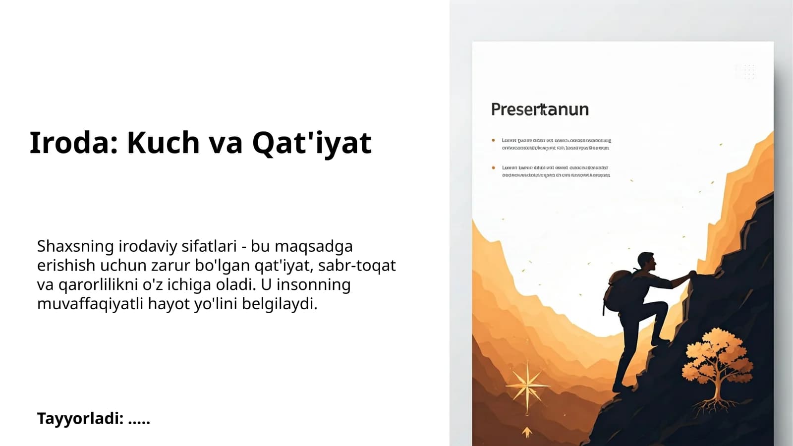 Iroda: Kuch va Qat'iyat