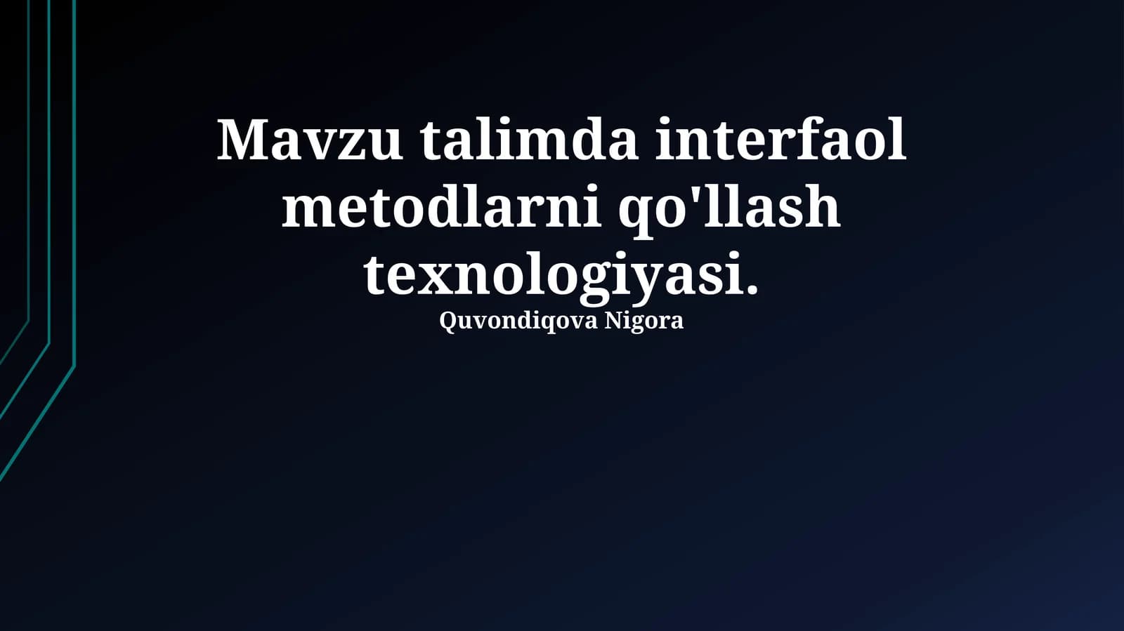 Interfaol o'yinlar va simulyatsiyalar