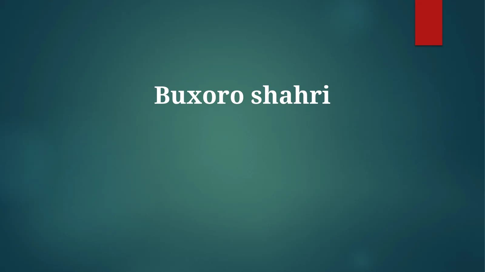 Buxoroshahri