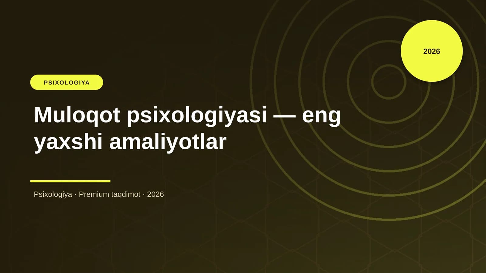 Muloqot psixologiyasi — eng yaxshi amaliyotlar