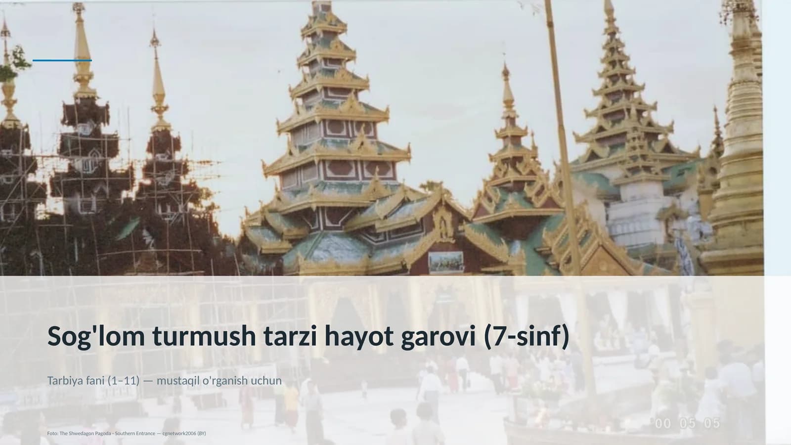Sog'lom turmush tarzi hayot garovi (7-sinf)