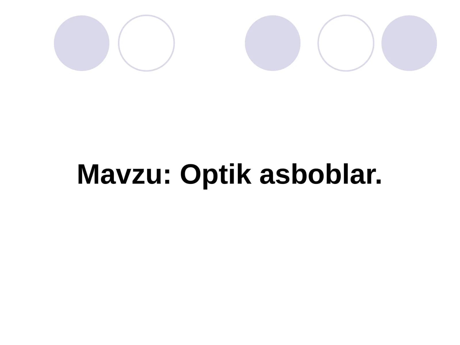 Optikasboblar