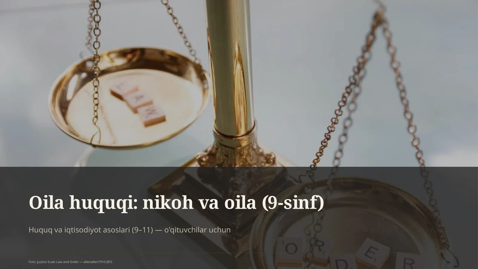 Huquq va iqtisodiyot asoslari (9-11)